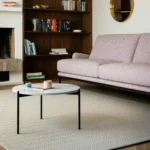 Plateau Ø60 soffbord marmor