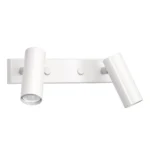 Puck dubbel vägglampa