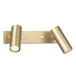 Puck dubbel vägglampa