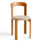 Rey stol med klädd sits