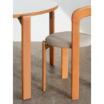 Rey stol med klädd sits