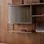 String Skåp med glasdörr 58×30 cm