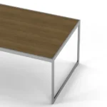 Square soffbord 122×62 cm