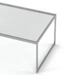 Square soffbord 122×62 cm