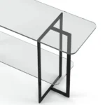 Square avlastningsbord med hylla