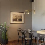 Star taklampa rund svart