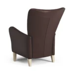 Stepp fåtölj läder