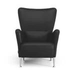 Stepp fåtölj läder