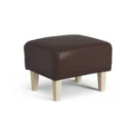 Stepp fåtölj läder