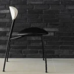 Stone stol GM 666 med svarta ben