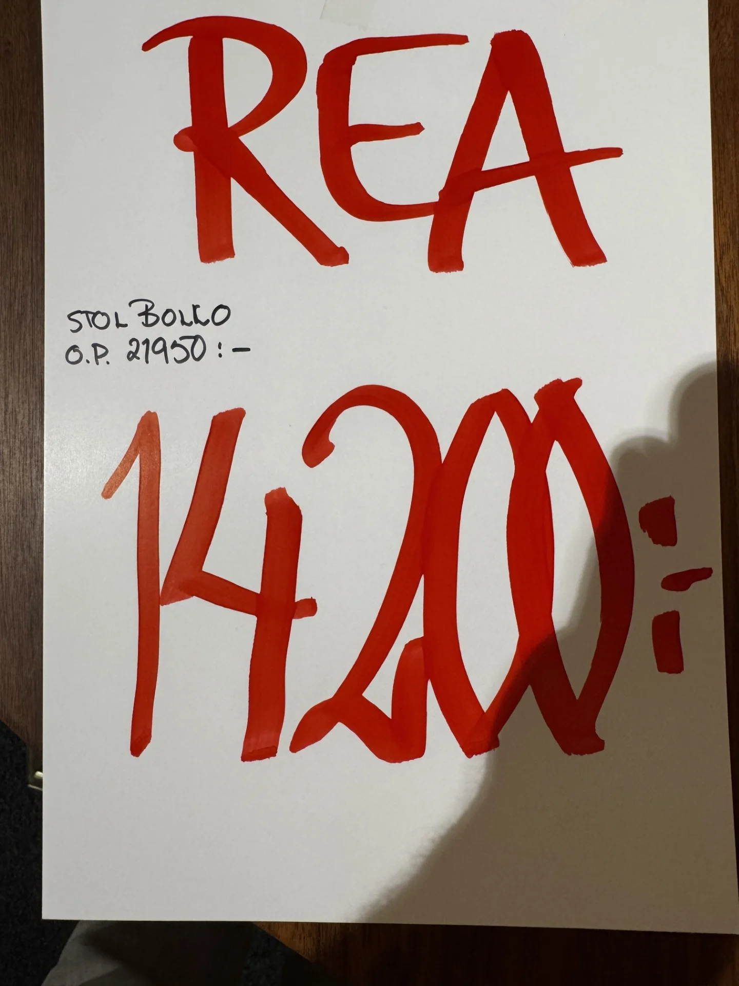 Matstol Bollo från Fogia/Reapris: 14200:-