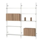 Pira G2 hylla väggmonterad vit