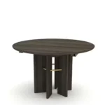 Velvet matbord runt