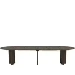 Velvet matbord runt