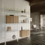 Pira G2 hylla väggmonterad svartgrå