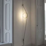 Wirering vägglampa