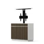 Line Burned Walnut TV Lift 55″